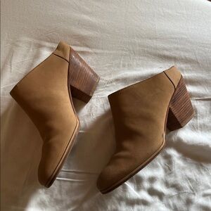 Rachel Comey Nubuck Leather Tan Mars Mules